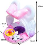 Colac gonflabil Chilotel Minnie Mouse cu Volan si parasolar copii