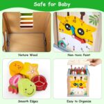 Cub Activitati Montessori 7in1 Pescuit Xilofon Sortare fructe lemn