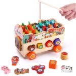 Joc Montessori Vehicul multifunctional Pescuieste Sorteaza forme