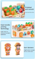 Joc Montessori Vehicul multifunctional Pescuieste Sorteaza forme