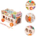 Joc Montessori Vehicul multifunctional Pescuieste Sorteaza forme