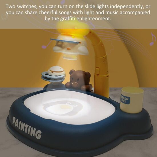 Jucarie Masuta cu Proiector Deseneaza cu carioci dupa imagine