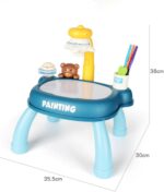 Jucarie Masuta cu Proiector Deseneaza cu carioci dupa imagine