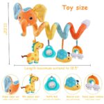 Jucarie Zornaitoare bebe Elefantul Spirala pentru agatat din plus