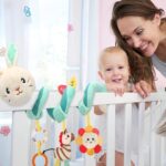 Jucarie Zornaitoare bebe Iepurasul Spirala pentru agatat din plus