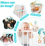 Jucarie Zornaitoare bebe Iepurasul Spirala pentru agatat din plus