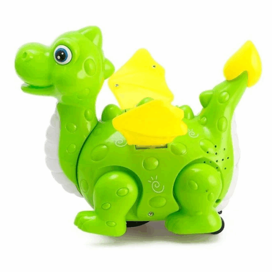 Jucarie interactiva Dinozaurul cu oua Lumini si Muzica Proiector