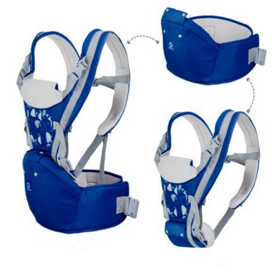 Marsupiu ergonomic Cangur Bleumarin cu Scaunel 3in1 bebe
