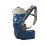 Marsupiu ergonomic Cangur Bleumarin cu Scaunel 3in1 bebe
