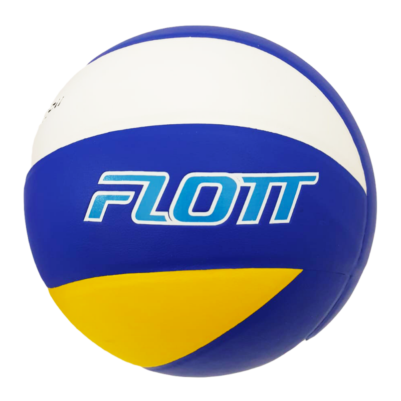 Minge de Volei Alb Galben din material sintetic PVC Marimea 5