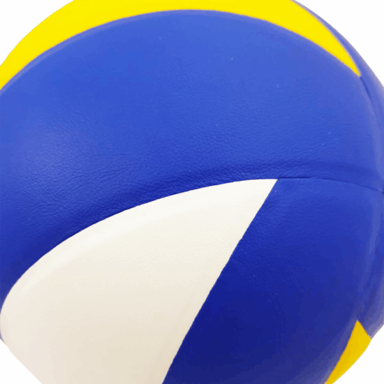 Minge de Volei Alb Galben din material sintetic PVC Marimea 5