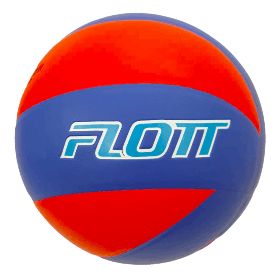 Minge de Volei Albastru Rosu din material sintetic PVC Marimea 5