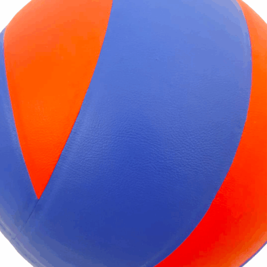 Minge de Volei Albastru Rosu din material sintetic PVC Marimea 5