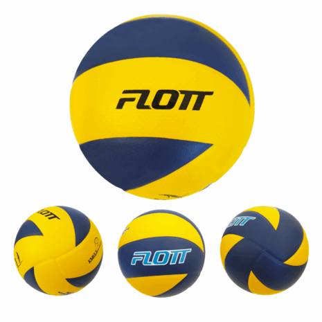 Minge de Volei Galbena din material sintetic Marimea 5