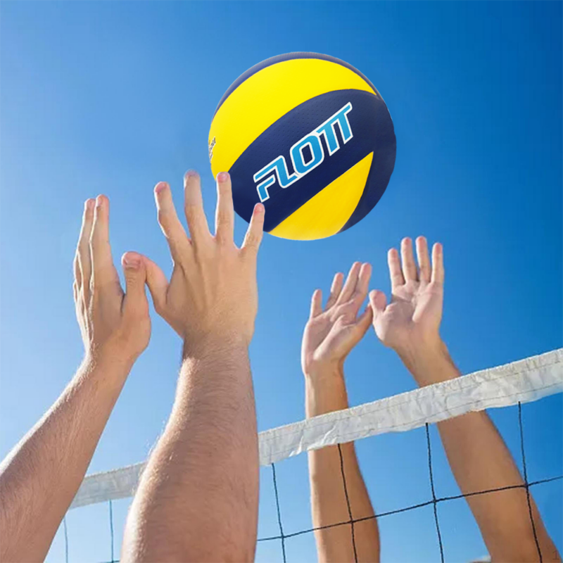 Minge de Volei Galbena din material sintetic Marimea 5