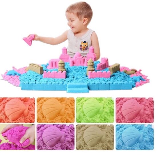 Nisip Kinetic magic rezerva pentru joaca 1000gr Play Sand