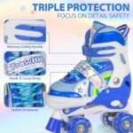 Role 4 roti Copii incepatori reglabile Lumini Frana de siguranta