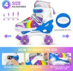 Role 4 roti incepatori reglabile Lumini Frana de siguranta copii