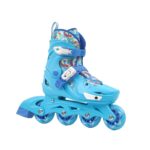 Set Role Reglabile Albastru protectii Pozitionarea rotilor 2in1