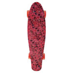 Skateboard Graphic Rosu Penny Board cu roti din silicon Lumini