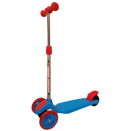 Trotineta Albastru cu 3 roti Ghidon reglabil pe inaltimi copii