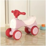 Bicicleta de echilibru fara pedale copii cu Muzica Lumini cu 4 roti