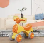 Bicicleta de echilibru fara pedale copii cu Muzica Lumini cu 4 roti