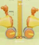 Bicicleta de echilibru fara pedale copii cu Muzica Lumini cu 4 roti