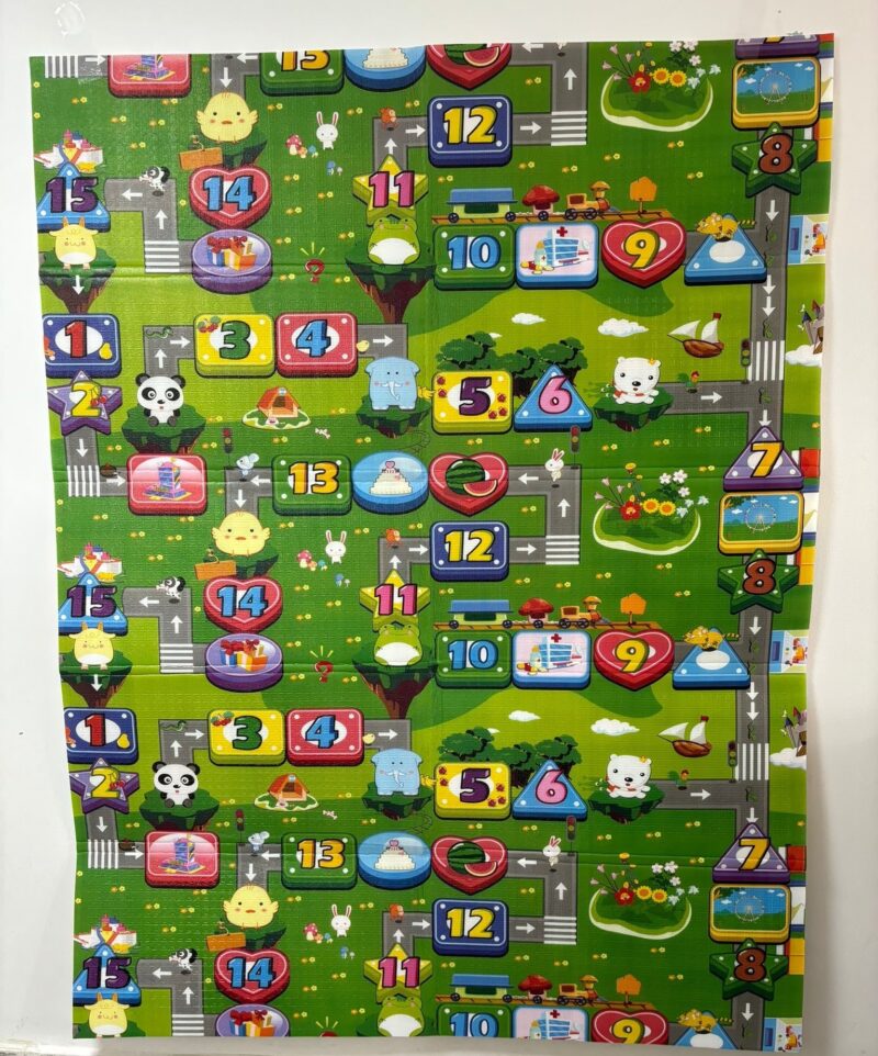 Covor pliabil Alfabet cu doua fete termoizolant spuma 150x200 cm