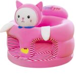 Fotoliu plus Pisica Roz Scaun cu spatar si orificii pentru picioare