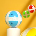 Joc interactiv copii Dart cu bile colorate sub forma de Ursulet