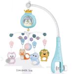 Jucarii muzicale Carusel mobil cu telecomanda si Zornaitori bebe