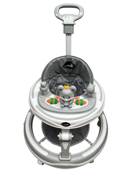 Premergator reglabil Maner parental Gri Muzica Lumini Accesorii