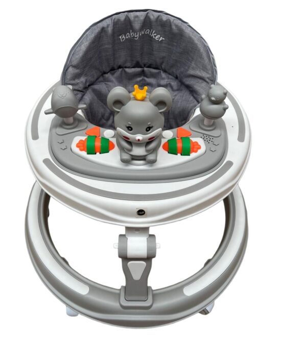 Premergator reglabil Maner parental Gri Muzica Lumini Accesorii