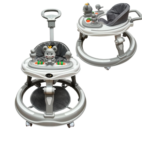 Premergator reglabil Maner parental Gri Muzica Lumini Accesorii