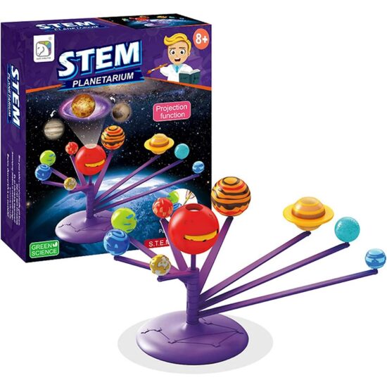 Set creativ Sistemul solar Kit stiintific STEM Coloreaza planetele