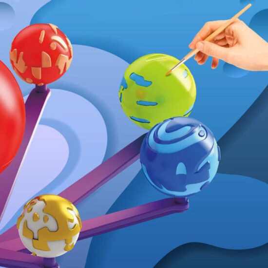 Set creativ Sistemul solar Kit stiintific STEM Coloreaza planetele