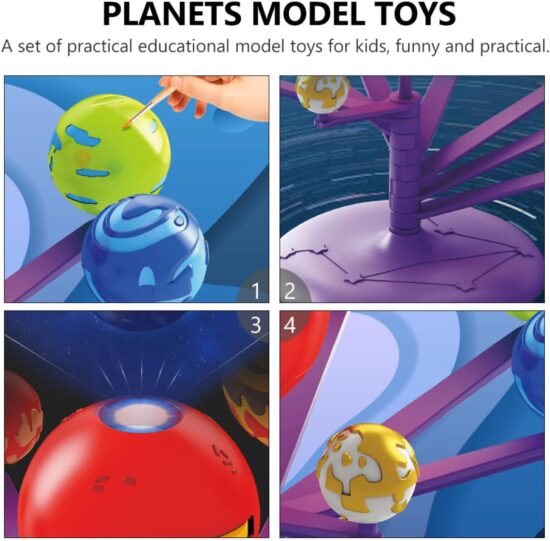 Set creativ Sistemul solar Kit stiintific STEM Coloreaza planetele