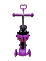 Trotineta copii Mov cu scaun model Buburuza vesela 5 in 1