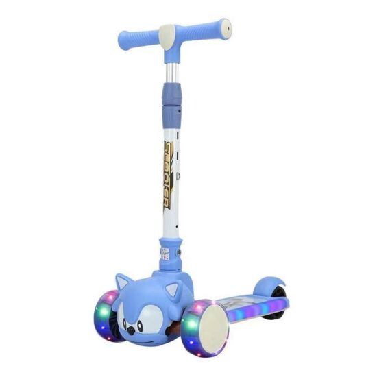 Trotineta pliabila copii cu Lumini Ariciul Sonic Muzical reglabil