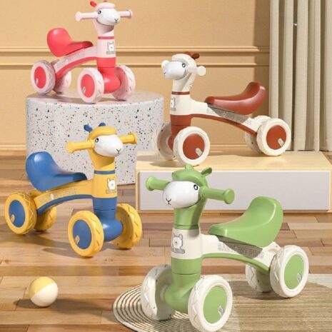 Bicicleta de echilibru Oita Cu Baloane si Lumini pentru copii