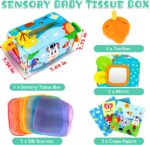 Cutiuta cu servetele moi Padurea Cub senzorial Activitati bebe