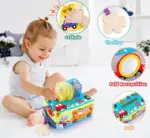 Cutiuta cu servetele moi Transport Cub senzorial Activitati bebe