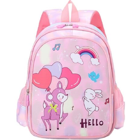 Ghiozdan gradinita impermeabil Hello Rucsac copii reglabil