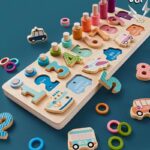 Joc logaritmic Vehicule si Cifre cu sunete in limba engleza Onshine