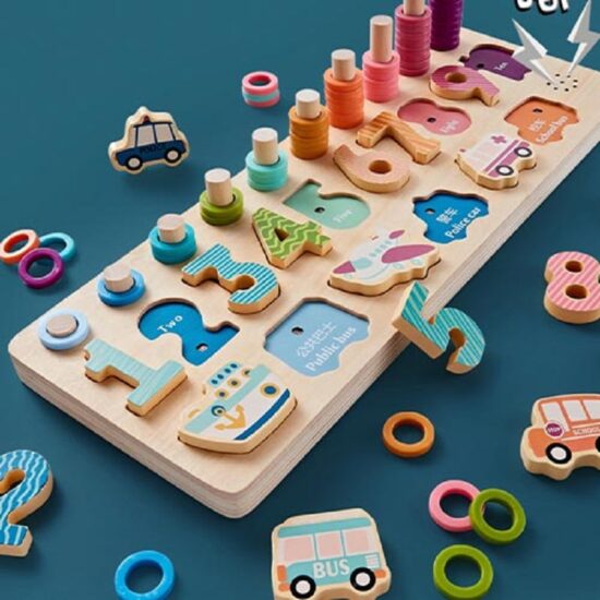 Joc logaritmic Vehicule si Cifre cu sunete in limba engleza Onshine