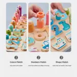 Joc logaritmic Vehicule si Cifre cu sunete in limba engleza Onshine