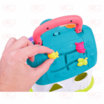 Jucarie educativa Casuta Bleu Muzicala cu forme geometrice