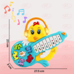 Jucarie interactiva bebe Mini Pianina Puisor cu sunete si lumini