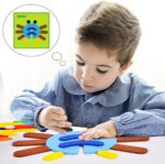 Puzzle din lemn Montessori Tangram 30 piese si forme geometrice